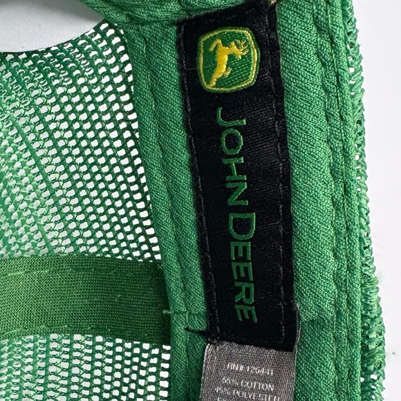 John Deere Green Snap Back Hat Cap NEW - Picture 6 of 6